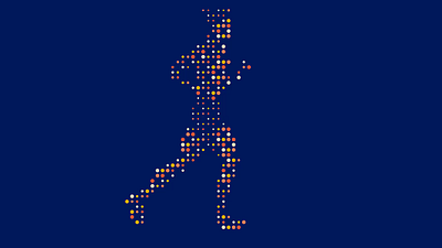 Running series - dots 2 animation cavalry motion motion design motion graphics
