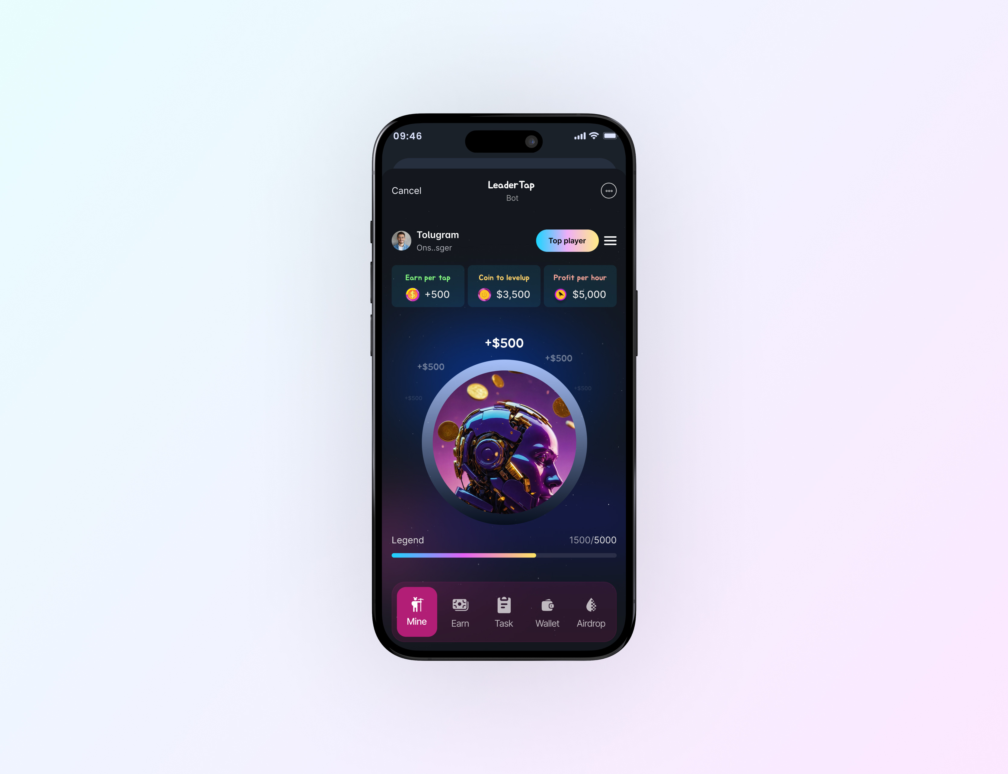 Telegram bot (LeaderTap bot leaderboard tap telegram telegrambot web3