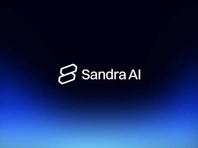Sandra AI — Logo ai logo artificial intelligence logo billboard brand identity branding logo logo design logotype minimal mockup uiux visual identity