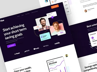 Investment firm landing page besnik branding business website design home page investment investment firm investment firm landing page landing page product design uihut uiux design uiux design agency web web design web site design web template webdesign website design