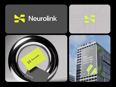 Logo For AI Startup Company ai logo artificial inetelligence branding connection cutting edge design identity innovation link logo minimal modern logo n logo simple software tech tech logo tech startup technology visual identity