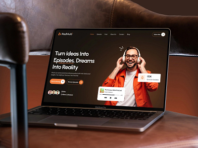 Podcast Platform Web Design business website design graphic design podcast website website design wordpress