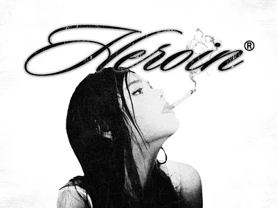 STREETWEAR ARCHIVE PRINT WITH A SMOKING GIRL archive branding design girl graphic design grunge illustration logo print streetwear t shirt vintage