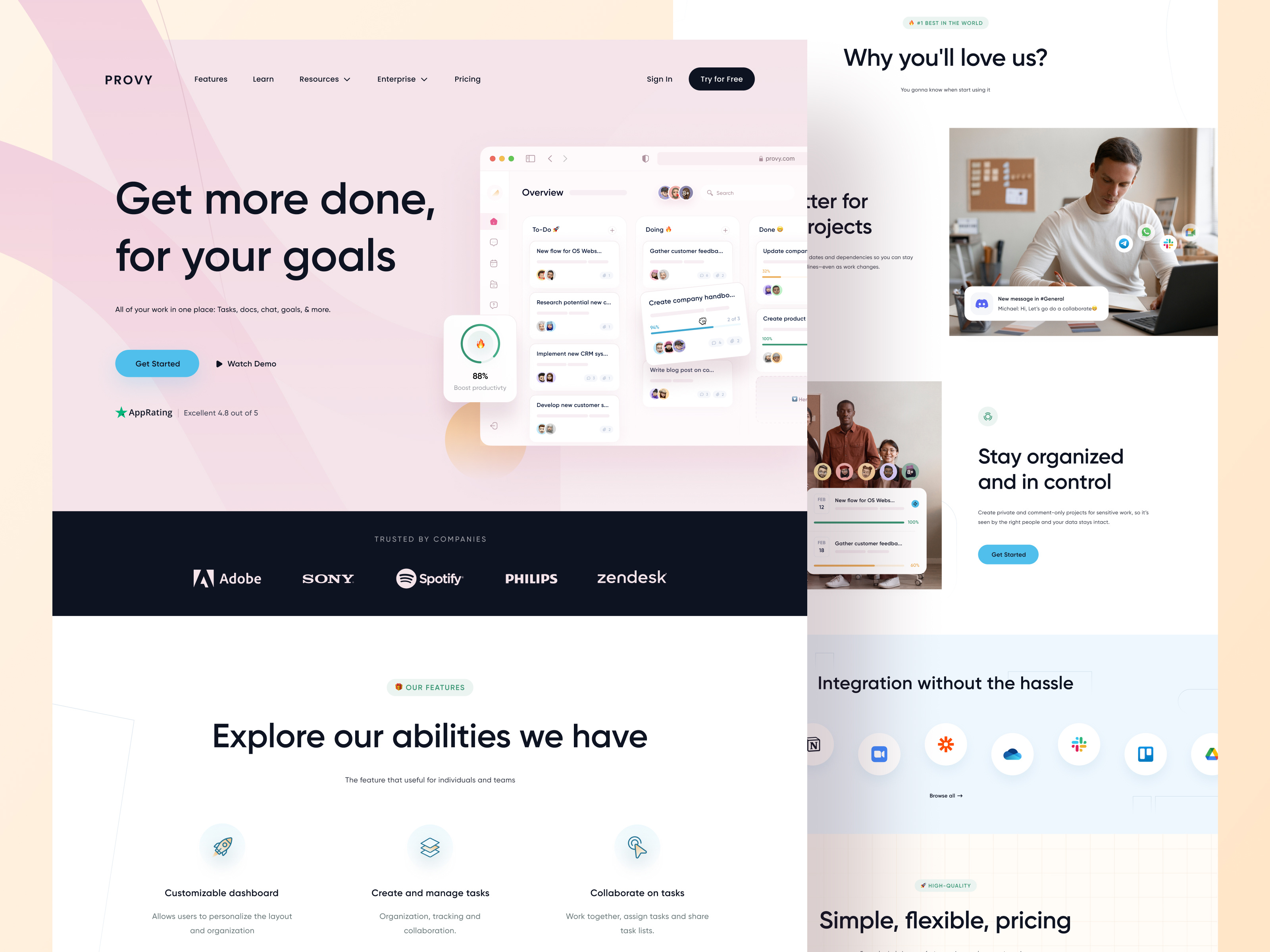 Example of Website Design (Per 3 Screen)