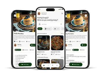 Recipe mobile app mobile app recipe app ui ui design ux design
