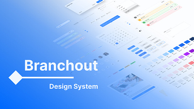 Branchout Design System badges button calendar cards components design system ui ux variables