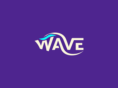 Wave Text Logo Design - Wordmark, Custom Typography brand brand visual branding crypto custom graphic design icon logo logotype minimalistic simple text text logo typography visual identity wave word logo wordmark