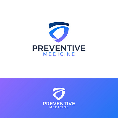 Preventive Medicine - 99Designs Submission logo medical logo medicine logo minimal logo shield