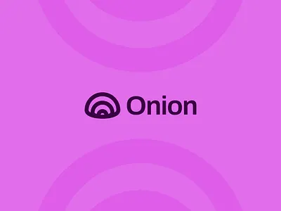 Onion – Logo Design branding circle design flat funny graphic design layers logo minimal minimalism minimalist onion round