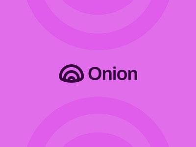 Onion – Logo Design branding circle design flat funny graphic design layers logo minimal minimalism minimalist onion round