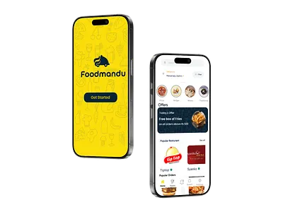Foodmandu Redesigning branding graphic design ui ux