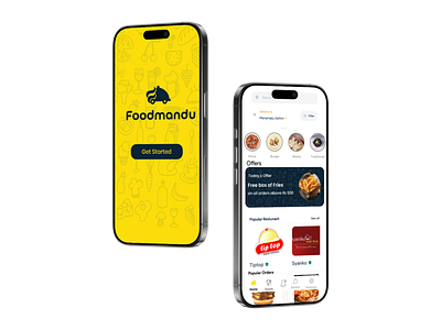 Foodmandu Redesigning branding graphic design ui ux