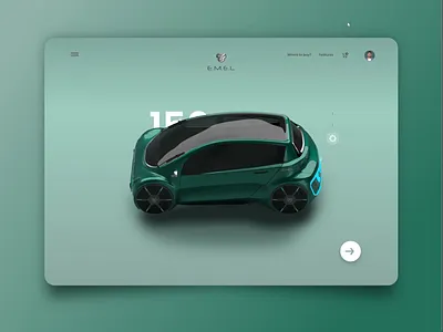 EMEL Car Gallery animation graphic design logo motion graphics ui