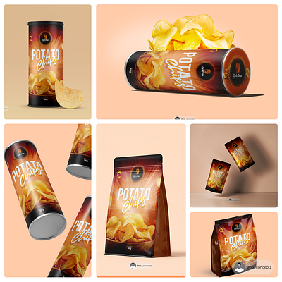 Package Design for Zarh Chips chips label design graphic designer label designer package design package designer packaging packaging designer product designer