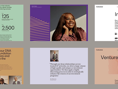 Venture Capital Firm Website Sections clean clean design colorful creative design inspiration minimalist typography ui ui design user interface ux ui design venture visual identity web website pages website sections