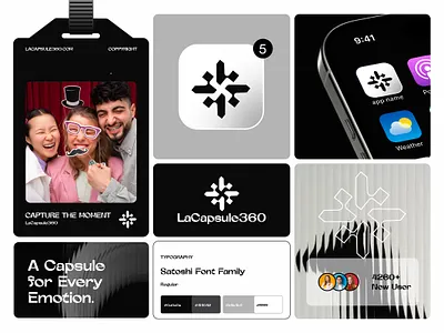 360Booth Logo glowinglogo graphic design