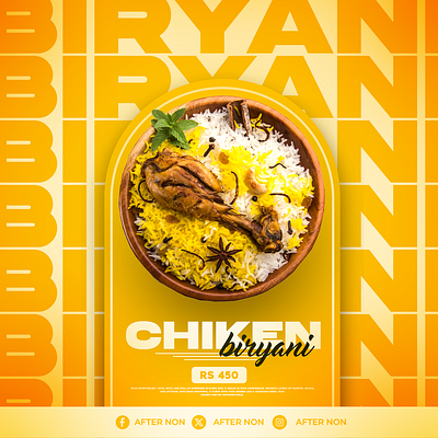 biryani post custom design design graphic design post design