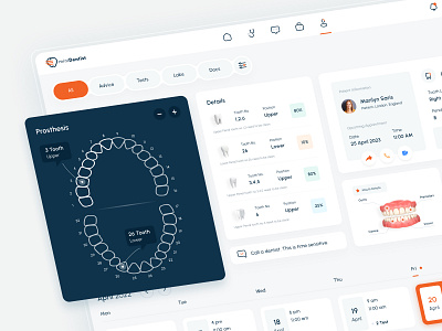 MiniDentist UX - Virtual Patient Intake for Dental Practices ai appointment booking dashboard dental dentist healthcare ohio saas san francisco ui ux
