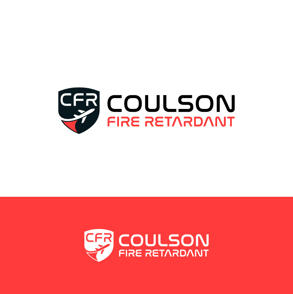 Coulson fire retardant - 99Designs Submissions badge logo logo plane logo