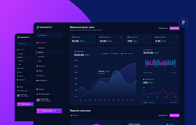 Dashhark X – Modern Admin Dashboard UI Kit admin admin dashboard dashboard ui ux