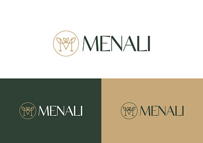 Menali Logo branding logo minimal logo