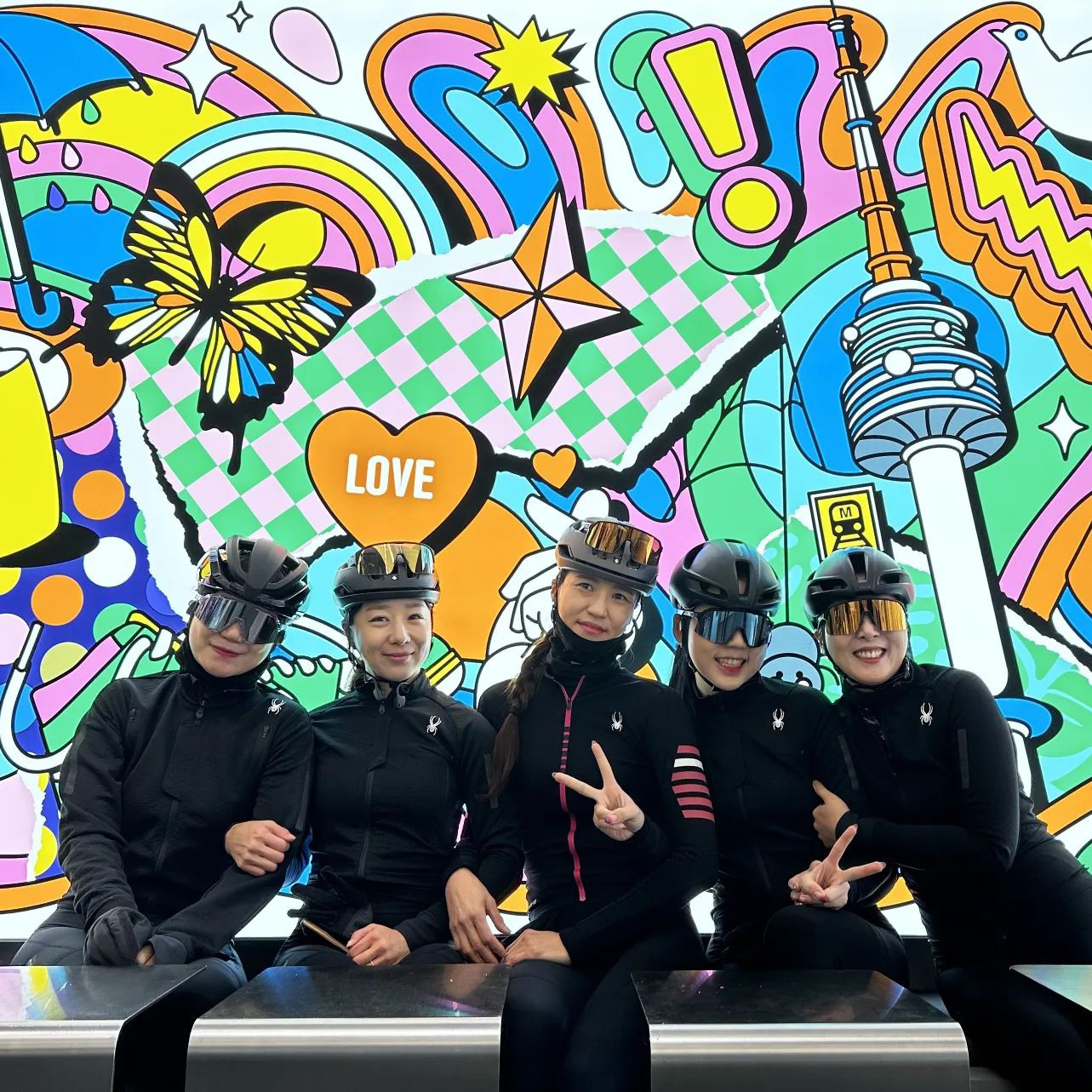 SPYDER KOREA MURAL ILLUSTRATION branding colorful illustration freelanceillustrator graphicdesigner illustration illustrator instore illustration interior korea mural mural artwork mural illustration site specific