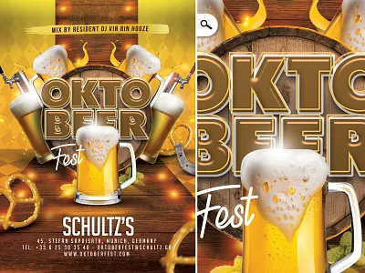 Oktober Fest Beer Party layered