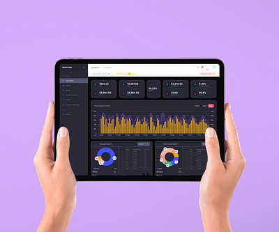 Sentinel - Crypto & Fintech Analytics Dashboard analytics blockchain crypto darkmode dashboard dataviz figma fintech saas trading ui webapp