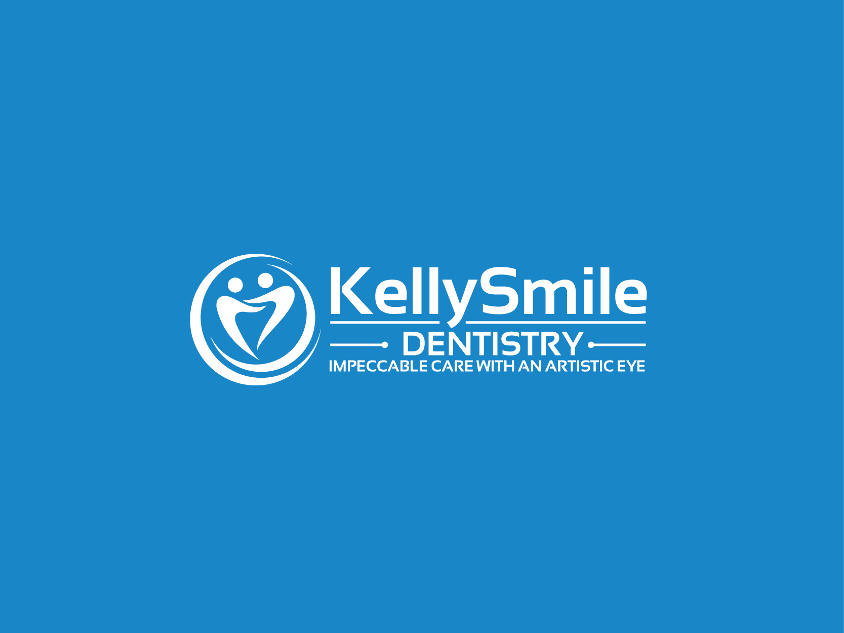 LOGO DESIGN - KELLY SMILE brandidentity branding custom dentalbranding design graphic design graphics illustration logo medicalbranding oralcare ui ux vector