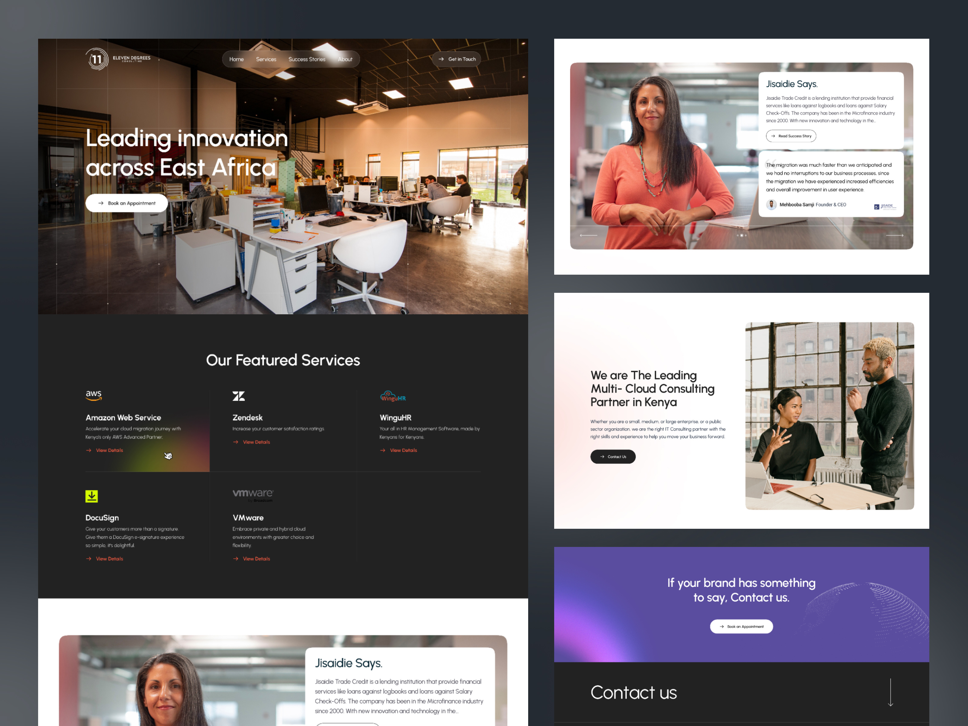 Example of Webflow/Wordpress Design + Development