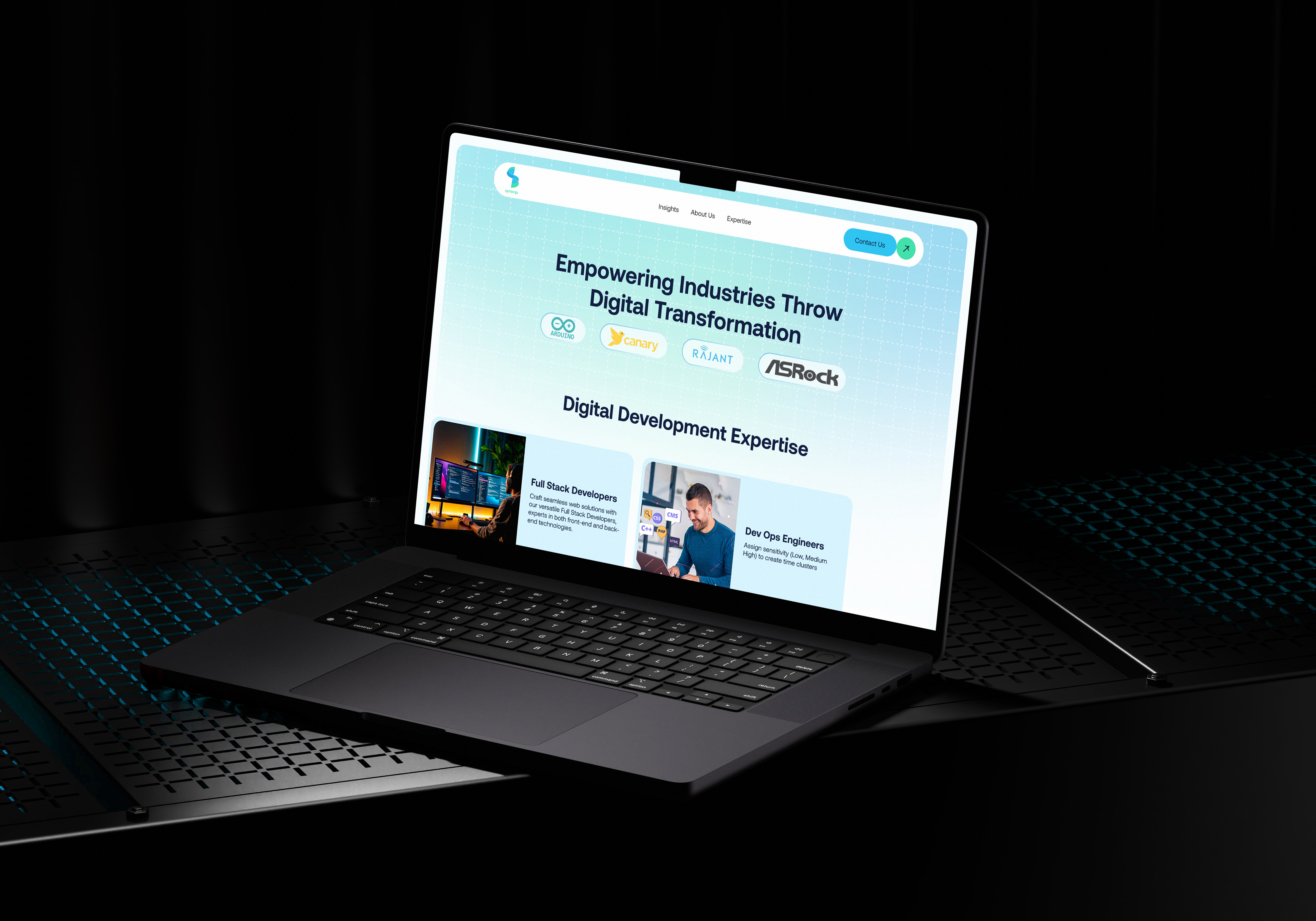 Transforming Brands and Technology: Synteqs' Digital Revolution ai website aitechnology branding fullstackdevelopment machine learning website next js reactjs responsivedesign tailwindcss tech website techsolutions typescript ui ui animation uiux uxui website design website designer website mockup