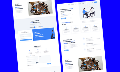 SaaS Landing Page UI UX Design saas saas landing page saas landing page ui ux design