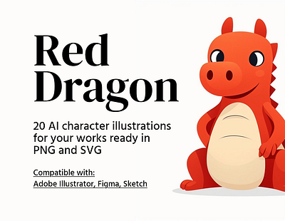 Free Red Dragon Illustrations by Artifisio free illustration png svg
