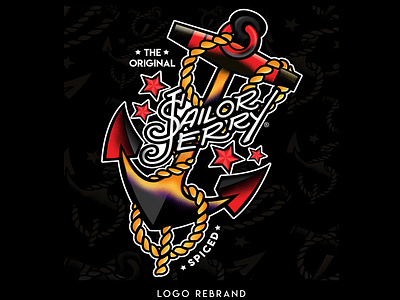 Sailor Jerry Rum "Rebrand" branding design graphic design logo logo rebrand rebranding