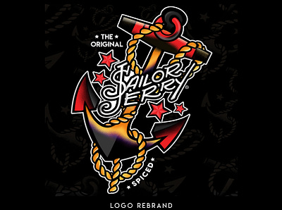 Sailor Jerry Rum "Rebrand" branding design graphic design logo logo rebrand rebranding