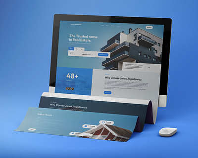 WEBSITE DESIGN - JANEK JAGIELLOWICZ branding commercial custom design easylayout graphic design graphics illustration logo real estate simple ui ux vector