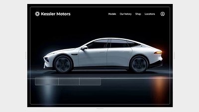 Hero Section | Framer & Midjourney ai car company design figma framer framer design framer development framer website midjourney ui uiux web design