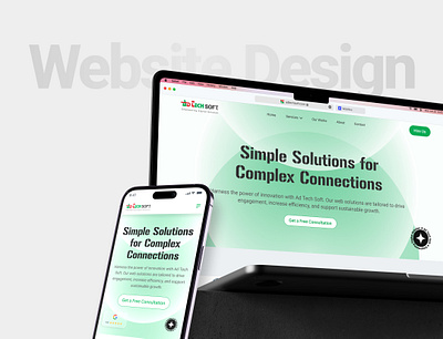 IT Service Company Website UI/UX Design agency website b2b website client work company website corporate website creative design design digital agency digital website figma design product design responsive design tech website ui ui design uiux ux ux design website website design