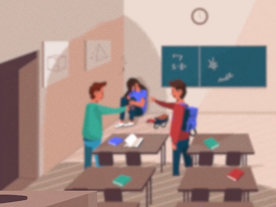 Social anti-bullying video 2d animation 2danimation animation design illustration motion graphics social