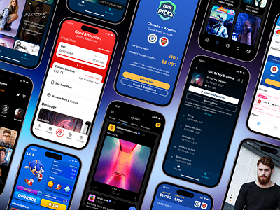 App Showcase 2021 - 2022 app app design brand chat dating design digital design graphic design identity iphone music product product design social media sports ui ui design user interface ux ux design