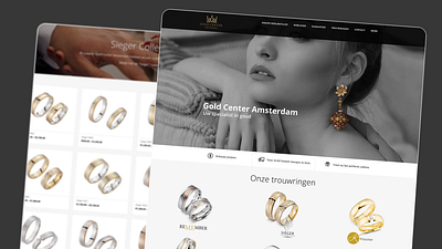 Website Development for Goldcenter Amsterdam ia redesign ui ux woocommerce wordpress