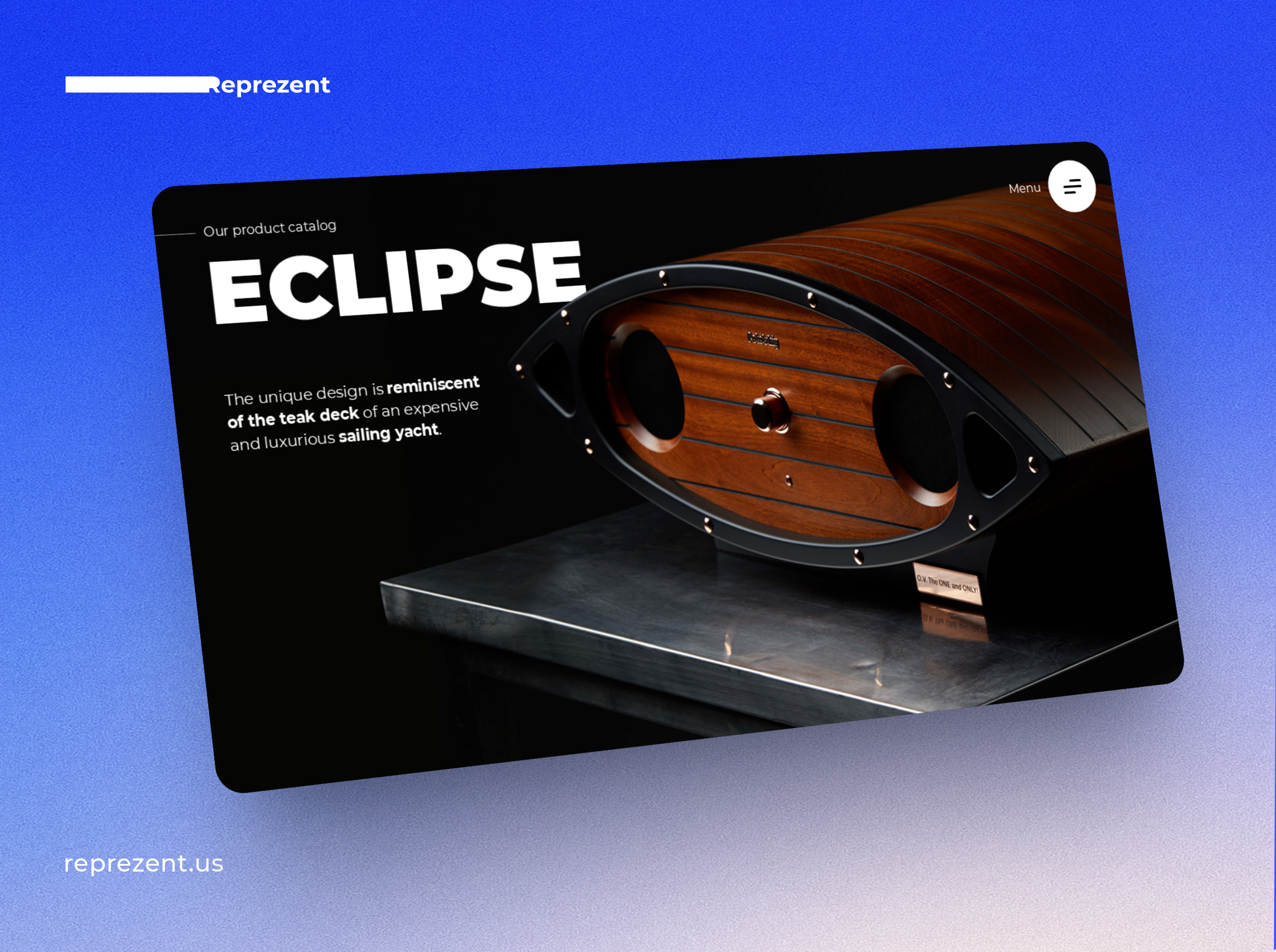 Product Showcase Slide | Premium Audio Design ai company presentation deck design design google slides graphic design keynote pitch deck pitch deck design power point powerpoint presentation presentation design presentation layout typography