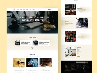 Legal Service Website UI design law lawyer legal legal website ui ui design uiux uiux design user interface website ui