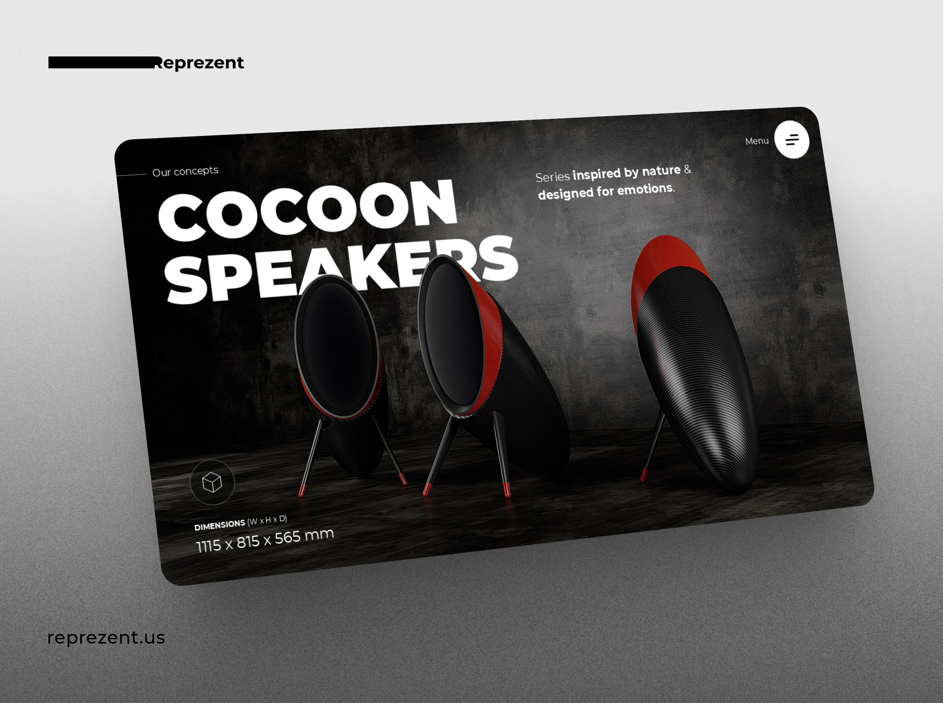 Innovative Audio Concept | Showcase Slide ai company presentation deck design design google slides graphic design keynote pitch deck pitch deck design power point powerpoint presentation presentation design presentation layout typography