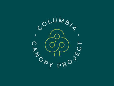 Columbia Canopy Project Logo 2 badge brand identity bryant pro circles columbia connection logo tree unity