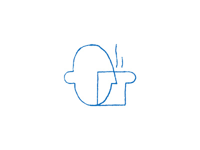 "Coffee Mind" - minimalist line art illustration abstract cafe coffee cup face graphic design head illustration line art line drawing minimalist modern morning mug outline portrait simplicity sketch