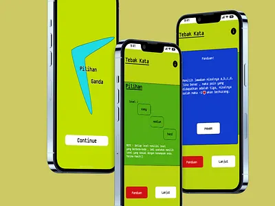 Aplikasi Pilihan Ganda branding graphic design ui uiux design ux