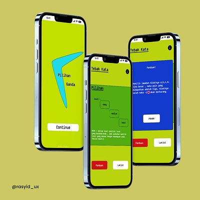Aplikasi Pilihan Ganda branding graphic design ui uiux design ux