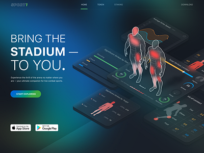 Combat Sports Analytics Platform UI ai platform blockchain ui dark ui data visualization designsystem live analytics livedata product design productdesign real time data sports app sportstech ui design uxui webapp