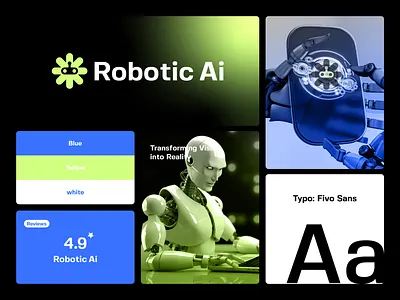 Robot Logo, Chatbot Logo & Visual Identity ai ai bot ai logo artificial artificial logo bot bot logo brand branding design branding logo chat chatbot chatbot logo human ai logomaker robot robot branding robot logo robotic ai logo visual logo